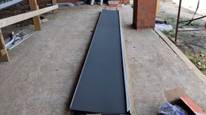 Монтаж двойного фальца. Опыт с линейным расширением.