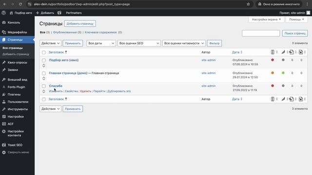 Обзор сайта по подбору авто (продающий сайт с квизом) смотреть онлайн