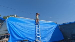 124 ч . Жизнь в караване.  Жара