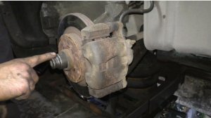 Замена подшипника ступицы не снимая стойку. Дэу Ланос