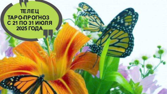 ТЕЛЕЦ ТАРО-ПРОГНОЗ С 21 ПО 31 ИЮЛЯ 2025 ГОДА смотреть онлайн