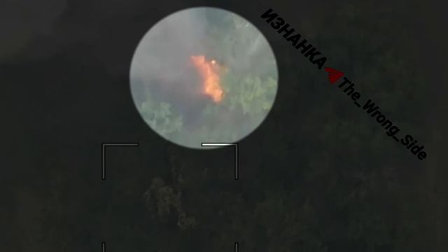 Прилёт «Искандера» по пункту управления БПЛА «Лютый» ВСУ в районе населённого пункта Гамалиевка. смотреть онлайн