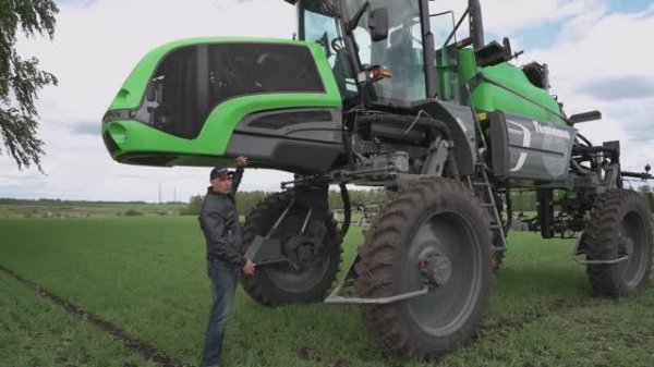 TECNOMA Laser - самоходный сельскохозяйственный опрыскиватель. Отзыв клиента и детальный обзор.