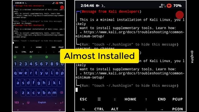Kali Nethunter rootless on Termux | Android 14 | Kali Linux | Signal 9 fix смотреть онлайн