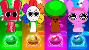 Спрунки 154 уровень - Мультики про Спрунке | МУЛЬТФИЛЬМЫ SPRUNKI в Tiles Hop