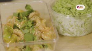 Зелёный рис и хрустящие кабачки | Ланч-бокс /67