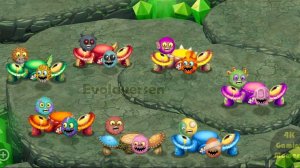 Призматические Тумпы - Все Версии (My Singing Monsters, Мои Поющие Монстры)