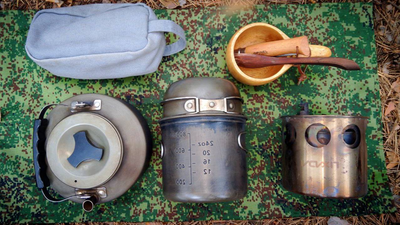 Выход в лес. Готовка на печке щепочнице. ПВД смотреть онлайн