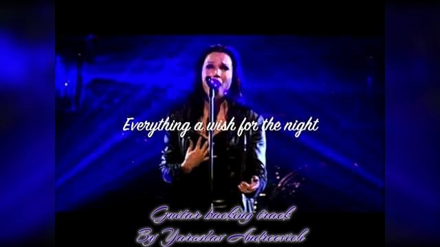 Nightwish - Dead boy s poem Guitar backing track смотреть онлайн