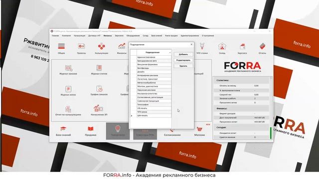 Подразделения компании в FORRA.price смотреть онлайн