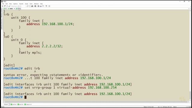 03. Configuring VRRP смотреть онлайн