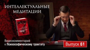 Интеллектуальные медитации. Видеокомментарий к Психософическому трактату: выпуск 61