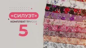 Комплект из 5 трусов «Силуэт»