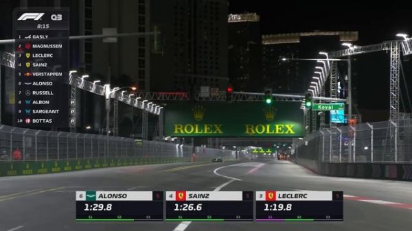 Qualifying Highlights | 2023 Las Vegas Grand Prix