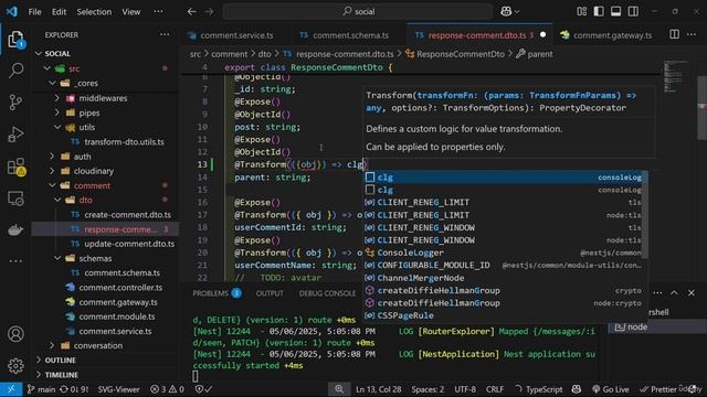 11 (9) Fix comment response DTO смотреть онлайн