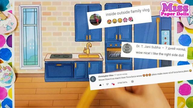 Бумажная кукла Тока Бока / бумажные схемы