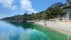 ЛЮБИМЫЙ ПЛЯЖ ,,МЕЛЛАС,, . Вода прогрелась до 25 градусов. Крым 2025