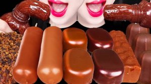 Асмр шоколадное мороженое