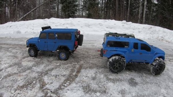 Перетягивания на RC внедорожниках