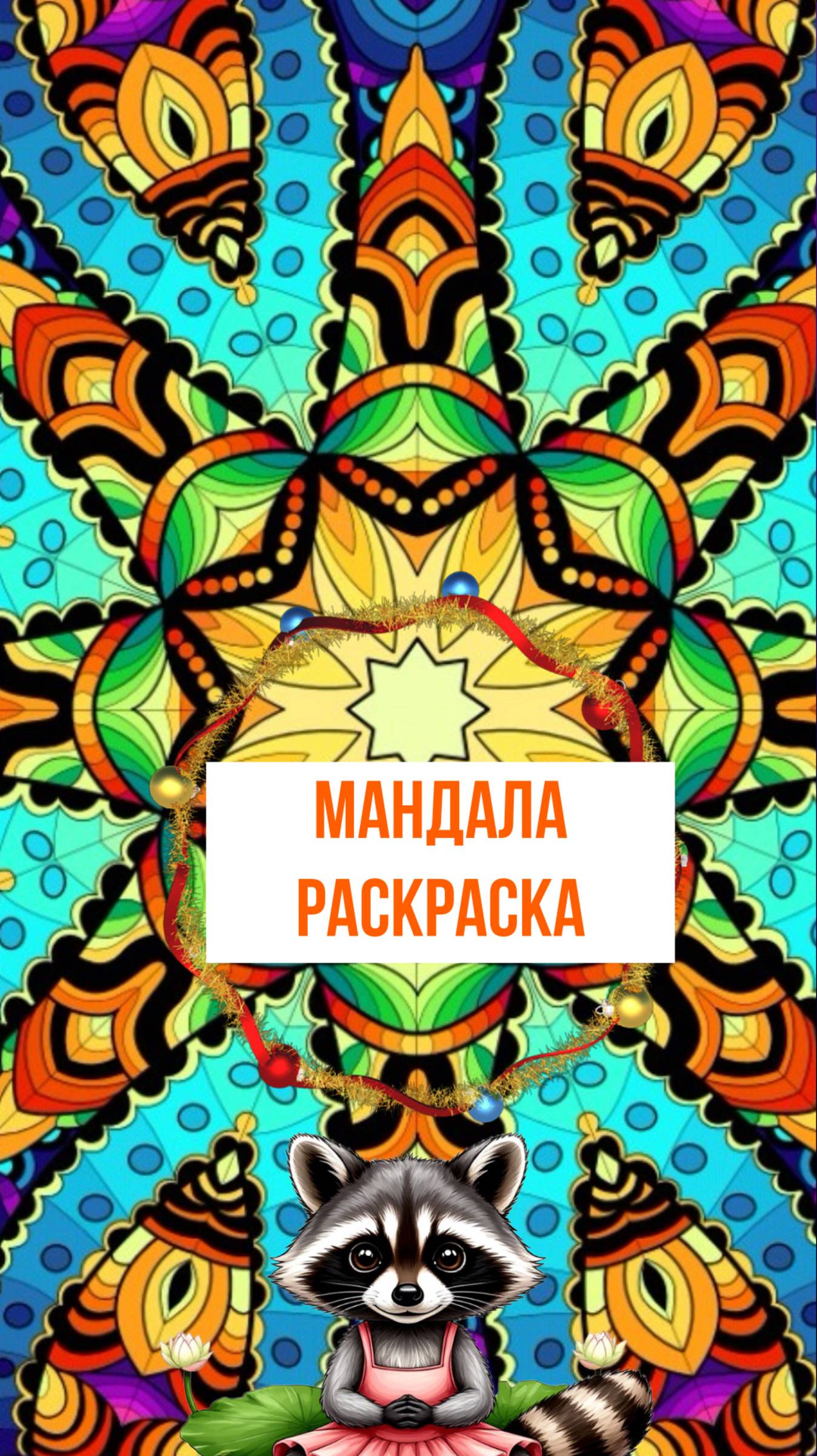 Мандала узор в круге бастрое рисование.