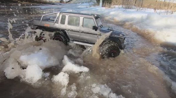 Гелендваген 6х6, тюнинг RC внедорожника