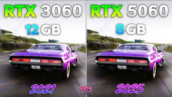 RTX 3060 vs RTX 5060 - Test in 10 Games | 1080p