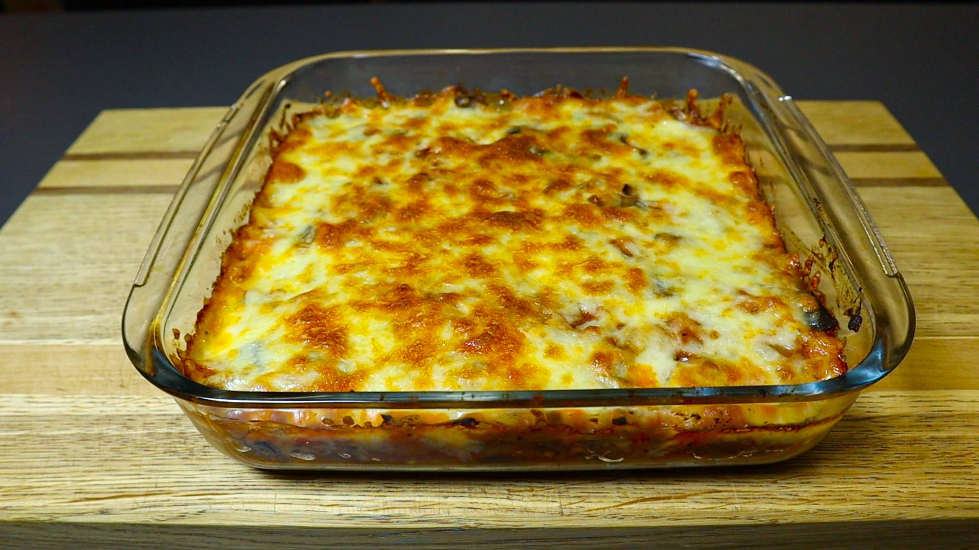 Овощная запеканка с баклажанами на ужин. Просто, вкусно и полезно.