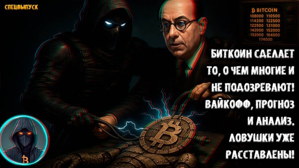 🚨 БИТКОИН сделает то, о чем многие НЕ подозревают! Вайкофф и прогноз. ЛОВУШКИBTC УЖЕ расставлены!
