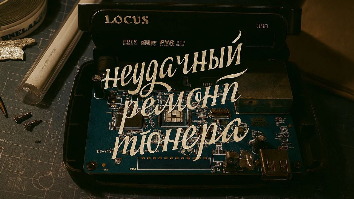 Тюнер Т2 не включается (неудачный ремонт)