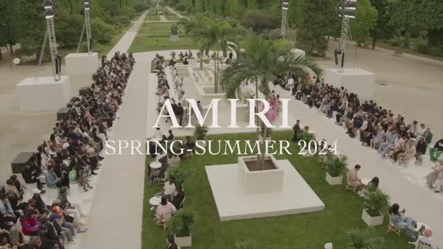 Показ мужской коллекции Amiri весна-лето 2025