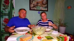 Жизнь в деревне.  Сегодня салат у нас рататуй