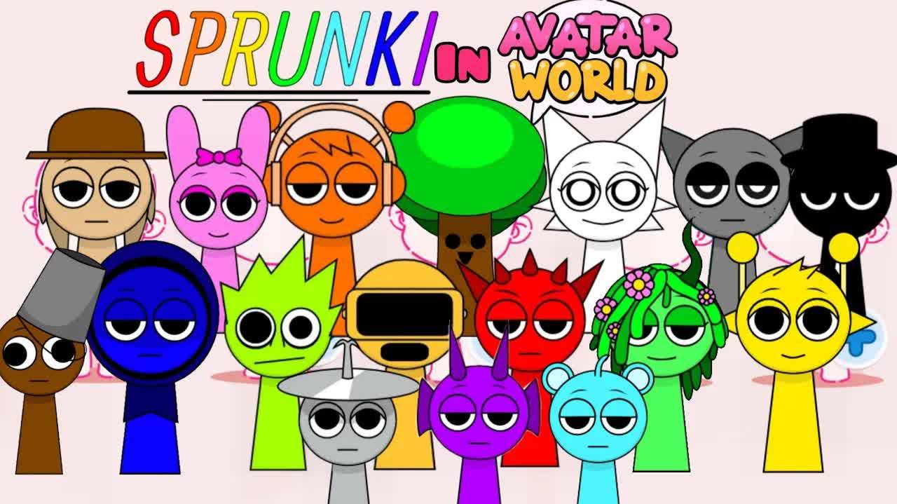 Создаём всех персонажей Incredibox Sprunki в Avatar World 👾