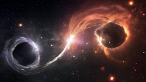 Столкновение белой и чёрной дыры? Астрономия Космос Вселенная Наука