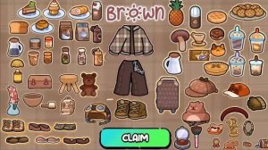 Коричневые аксессуары в Avatar World 🤎