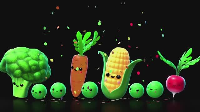 ТАНЦУЮТ ВСЕ! Самый сочный танец от овощей! 🥦🎶 Включай и заряжайся энергией! 🍆💃 смотреть онлайн