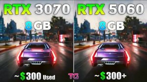 RTX 5060 vs RTX 3070 - Test in 10 Games
