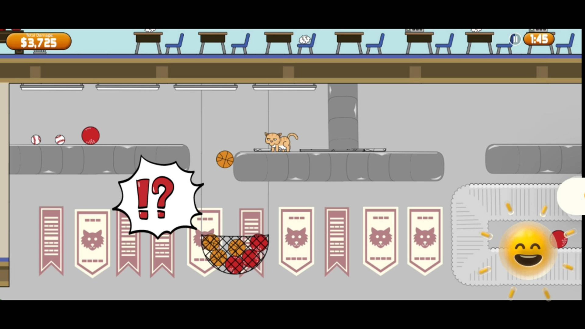 малыш комментирует игру, непослушный котик в спортзале😉 #игры #котэ #котики