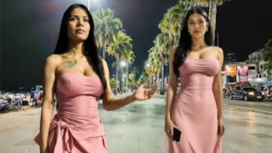 Паттайя .Beach Road Pattaya. . Thailand. July 2025.