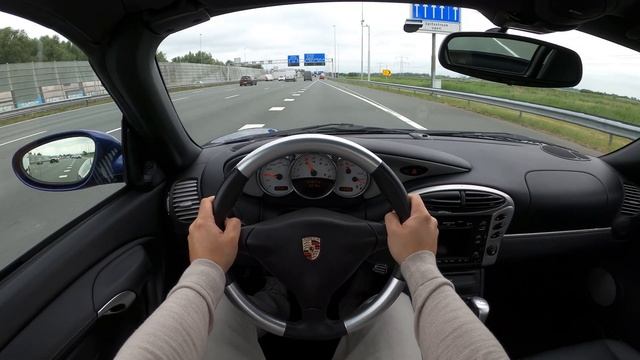 Porsche Boxster S [ 2001 г.в., 986, 2.4 л., МТ, 204 л.с.] POV TEST DRIVE смотреть онлайн