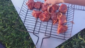 Шашлык в томатном маринаде