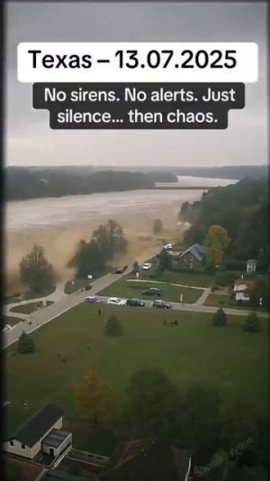 Недавнее наводнение в Техасе в динамике