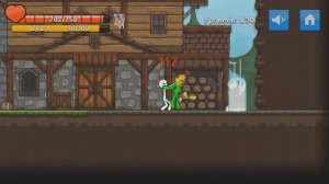 Стикмен драки разноцветных человечков. Весёлая игра в браузере.