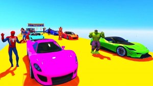 Мультики про машинки - гонки на спортивных машинах. Мультики для детей, мультики для мальчиков.