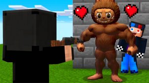 💪КАЧОК ЛАБУБУ ЗАЩИТИЛ МЕНЯ В МАЙНКРАФТ! ШЕДИ MINECRAFT