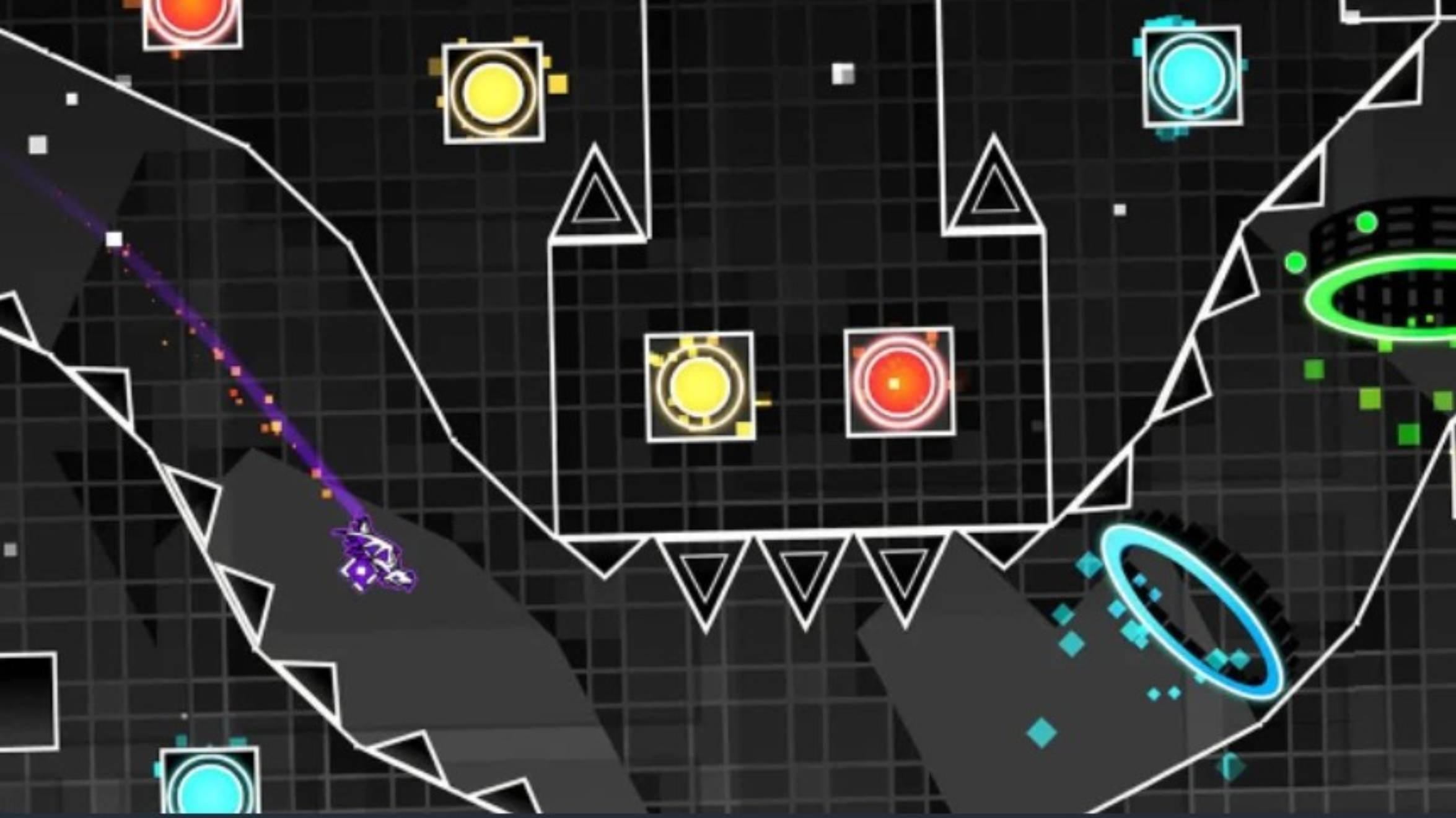 Уютный олдскул уровень Nostalgic Travel от TeamThrowback / Geometry Dash смотреть онлайн