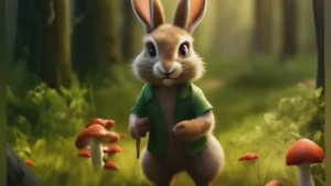 Заяц - грибник