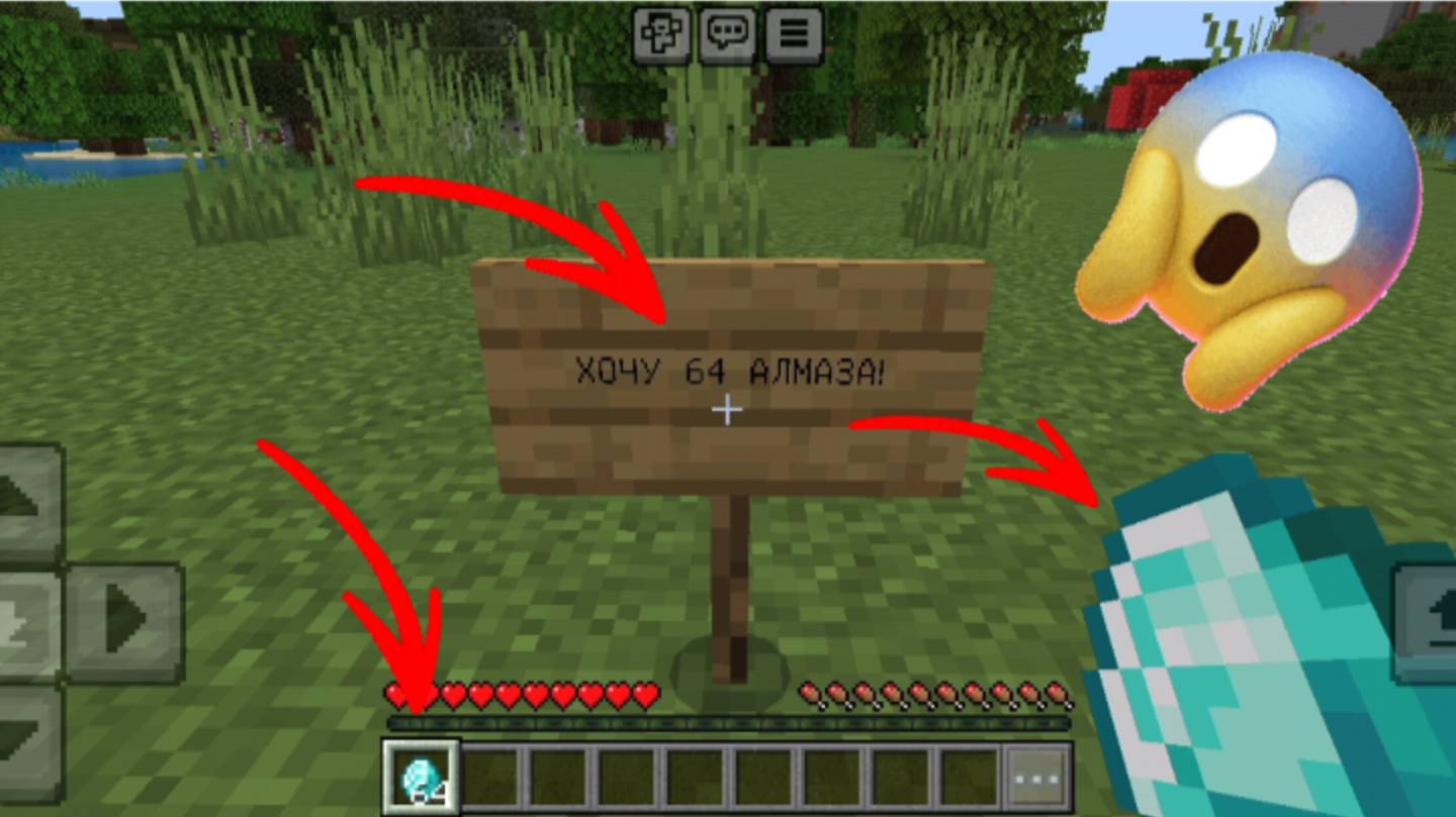 Майнкрафт но всё что я напишу на табличке то и получу в minecraft | ДимА4 minecraft!