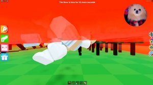 ПОЛ ЭТО ЛАВА ! ОББИ, НО ЛАВА ПОДНИМАЕТСЯ ! КУПИЛА БАТУТ В ROBLOX