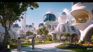 Пейзажи городов будущего