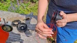 Меняем леску в триммере (газонокосилке)